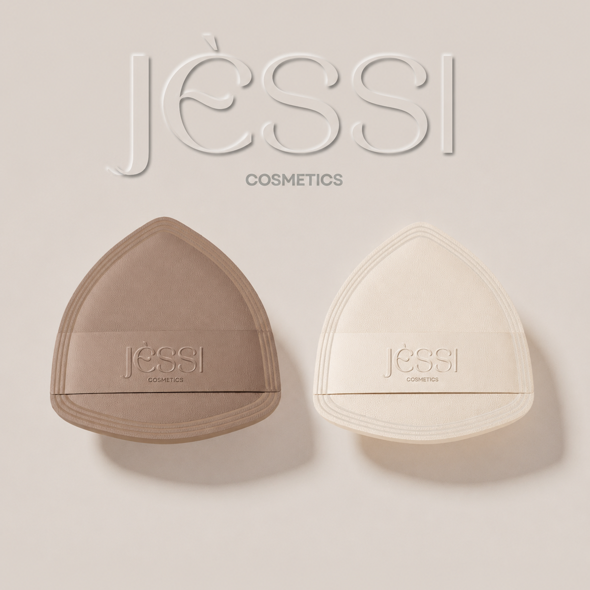 Wet & Dry Powder Puff - CREAM